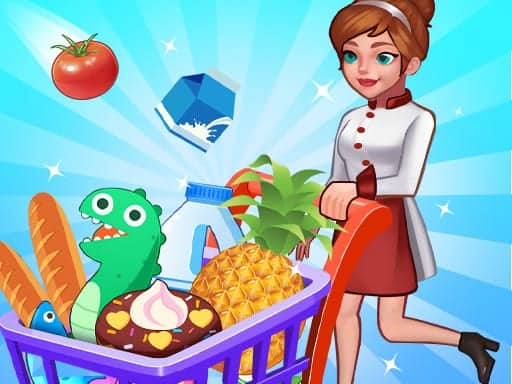Screenshot van Supermarket Management Simulator