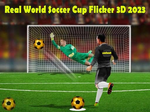 Screenshot van Real World Soccer Cup Flicker 3D 2023