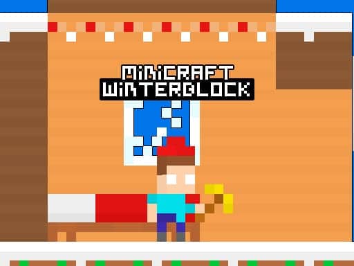 Screenshot van Minicraft Winterblock