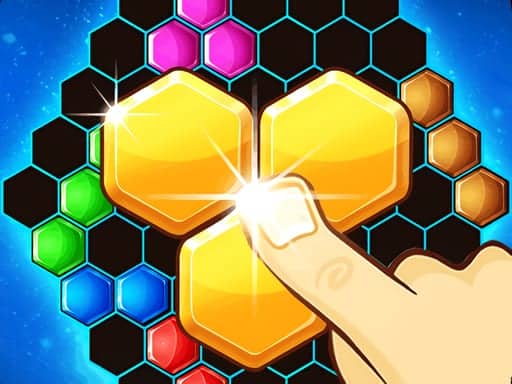 Screenshot van Hexa 2048 Puzzle - Block Merge