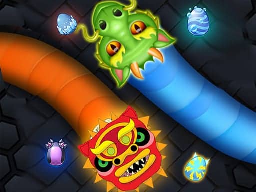 Screenshot van Slither Dragon.io
