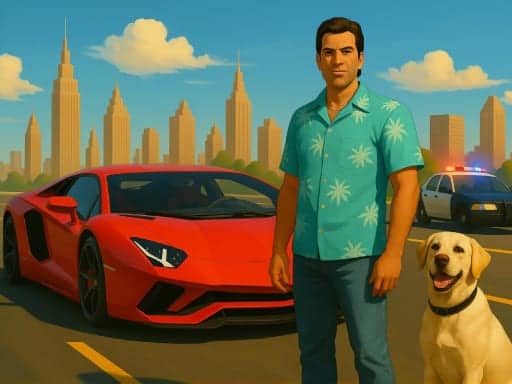Screenshot van Aventador Vice Crime City