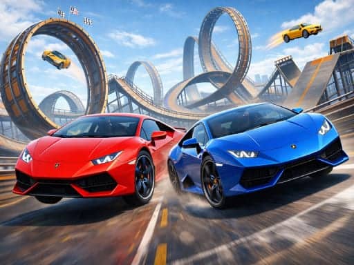 Screenshot van Cool SuperCars Stunts PvP