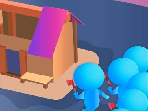 Screenshot van Crowd Lumberjack