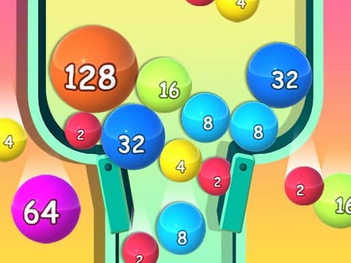 Screenshot van 2048 Ball Buster
