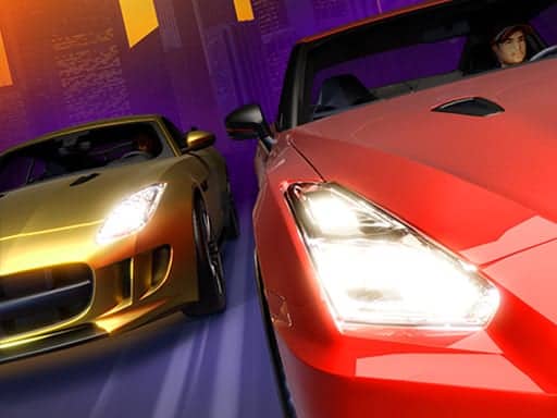 Screenshot van Drag Racing City