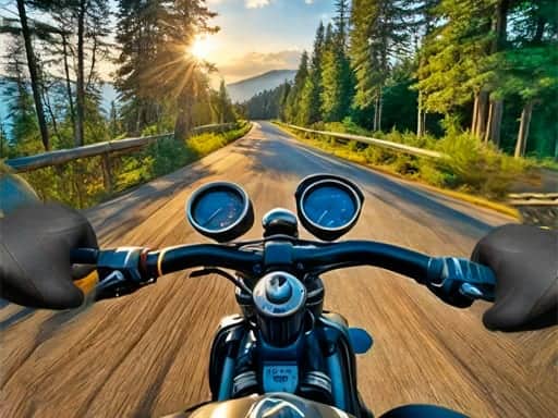 Screenshot van Motorcycle Racer: Road Mayhem