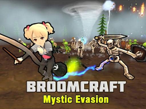 Screenshot van Broomcraft Mystic Evasion