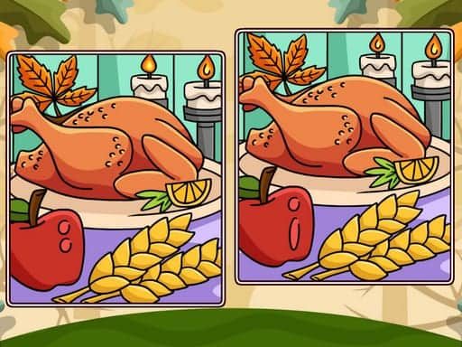 Screenshot van Thanksgiving Spot The Differences