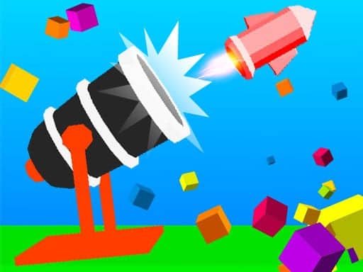 Screenshot van Pixel Demolisher Cannon