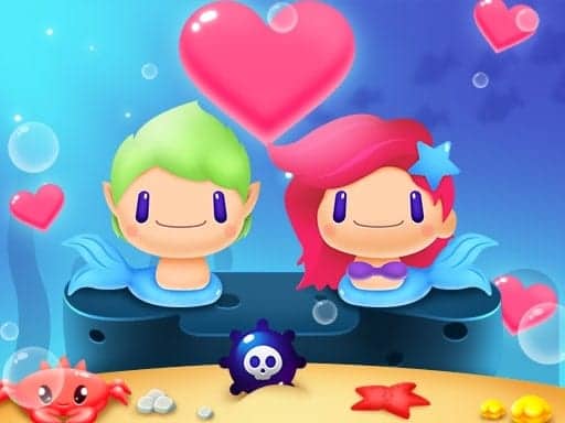 Screenshot van Mermaid My Valentine Crush