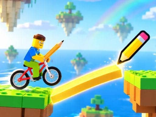 Screenshot van Bike Obby Draw Pencil