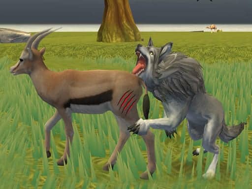 Screenshot van Wolf Life Simulator