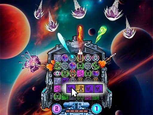 Screenshot van Asteroid Shield: Tile-Matching Space Defense