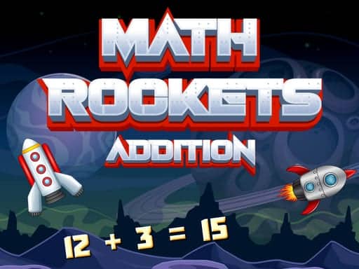 Screenshot van Math Rockets Addition