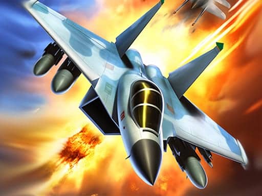 Screenshot van Jet Fighter Airplane Racing