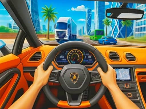 Screenshot van Crazy Traffic Racer