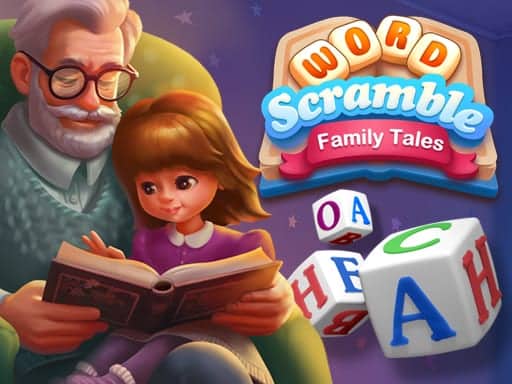 Screenshot van Word Scramble - Family Tales