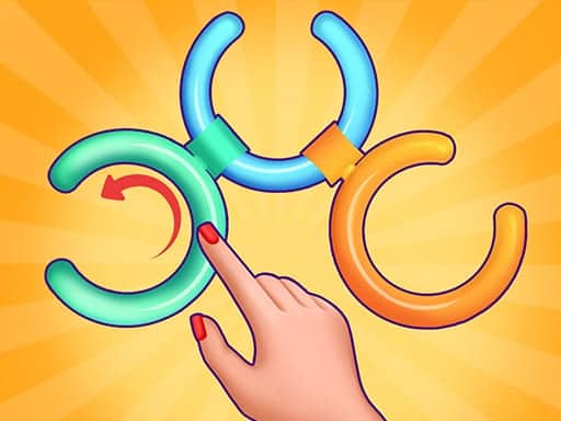 Screenshot van Untangle Rings Master