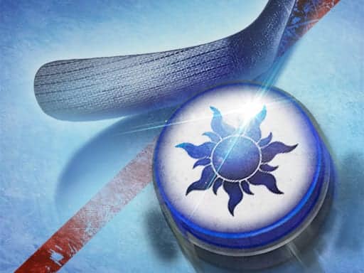 Screenshot van Air Hockey Cup