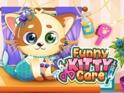 Screenshot van Funny Kitty Care
