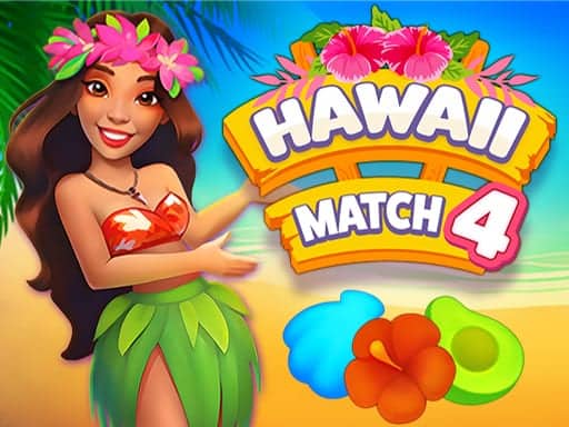 Screenshot van Hawaii Match 4