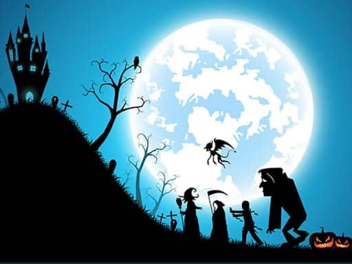 Screenshot van Happy Halloween Jigsaw