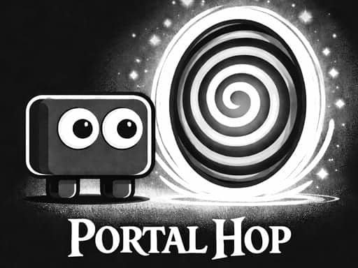 Screenshot van Portal Hop