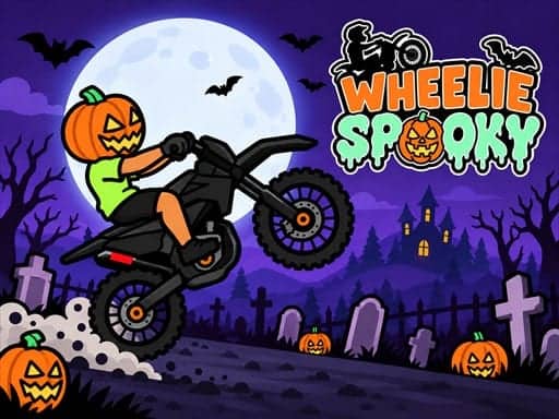 Screenshot van Wheelie Spooky