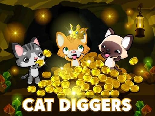 Screenshot van Idle Cat Diggers