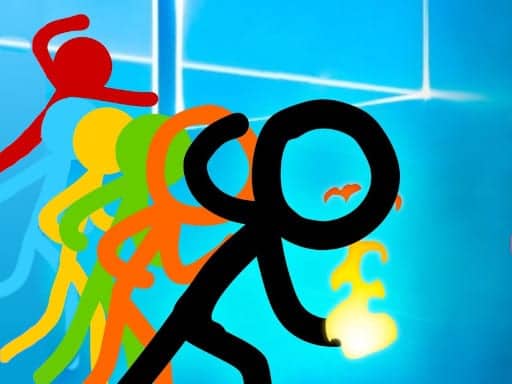 Screenshot van Stickman vs Zombies: Epic Fight