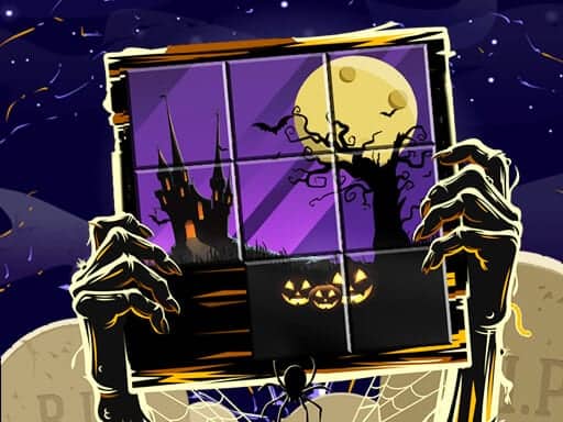 Screenshot van Sliding Puzzle Block Terror
