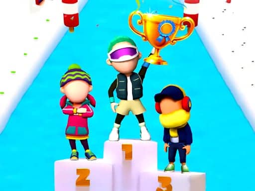 Screenshot van Fun Race On Ice