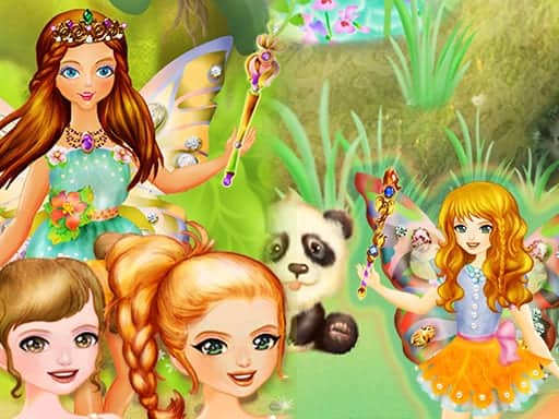Screenshot van Fairy Dress Up Games for Girls