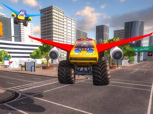 Screenshot van Real Flying Truck Simulator 3D