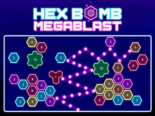 Screenshot van Hex bomb Megablast