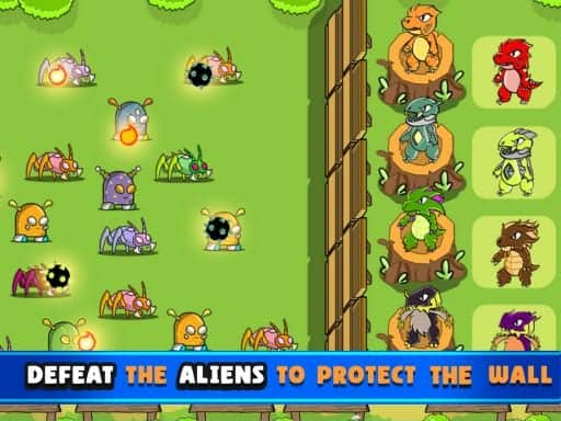 Screenshot van Tower Defense Dragon Merge