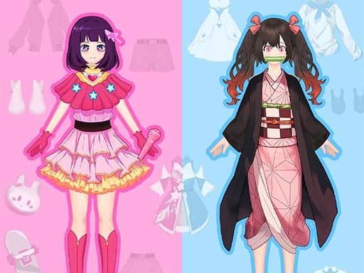 Screenshot van Anime Doll - DIY Cosplay Girl