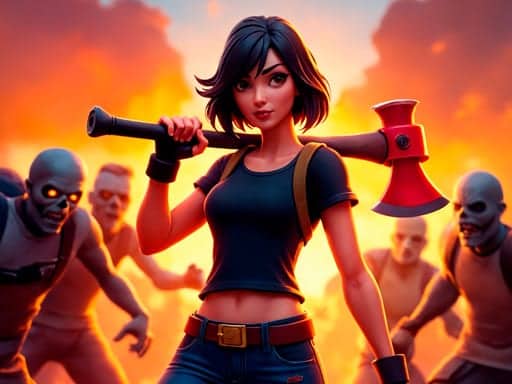 Screenshot van Loop Survivors Zombie City