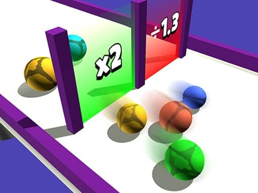 Screenshot van Clone Ball Rush