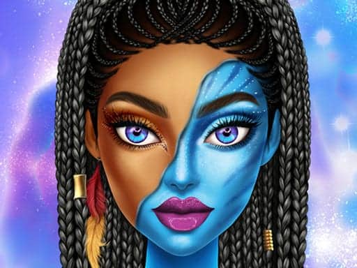 Screenshot van Blue Girls Makeup