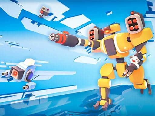 Screenshot van Mecha Duel