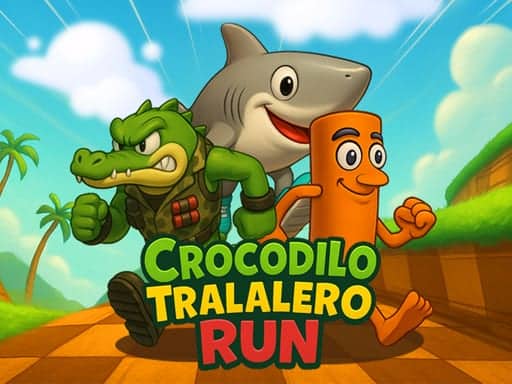 Screenshot van Crocodilo Tralalero Run