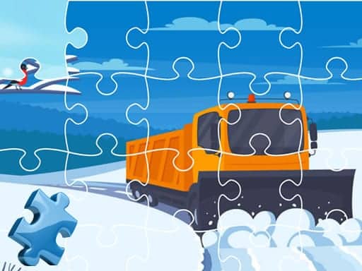 Screenshot van Winter Trucks Jigsaw