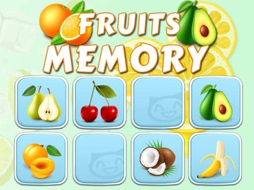 Screenshot van Fruits Memory