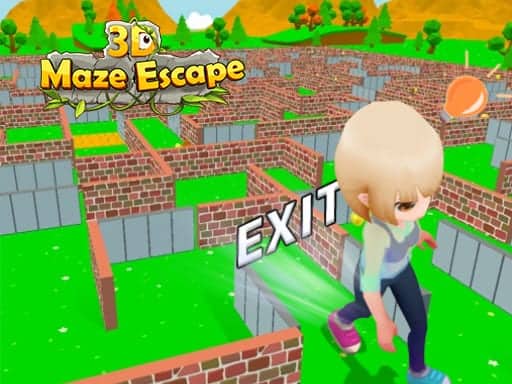 Screenshot van Maze Escape 3D