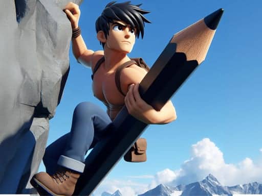 Screenshot van Draw Climb Race - The Ultimate Hill Climbing Challenge