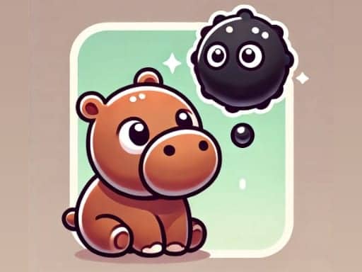 Screenshot van Hide Moodeng Hippo!