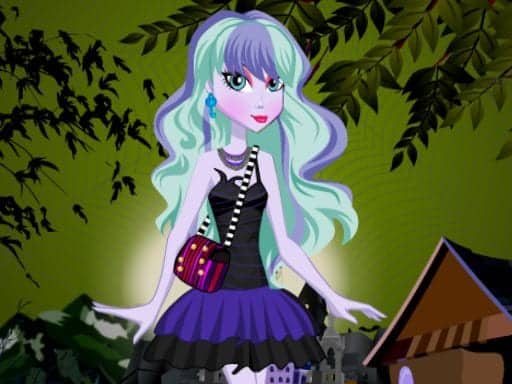 Screenshot van Monster High Twyla Dreamland Dressup