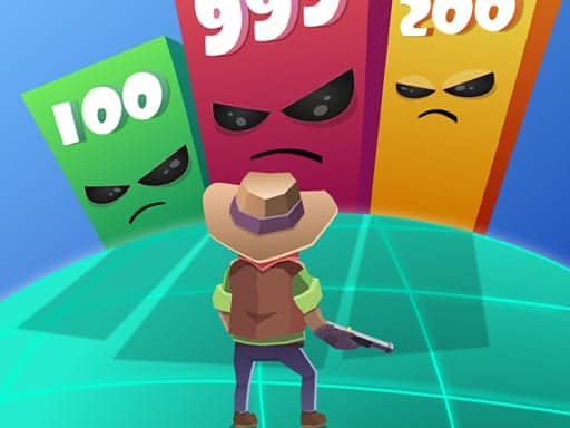 Screenshot van Shoot Block Rush 3D